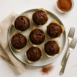 Double Choc Chip Muffins